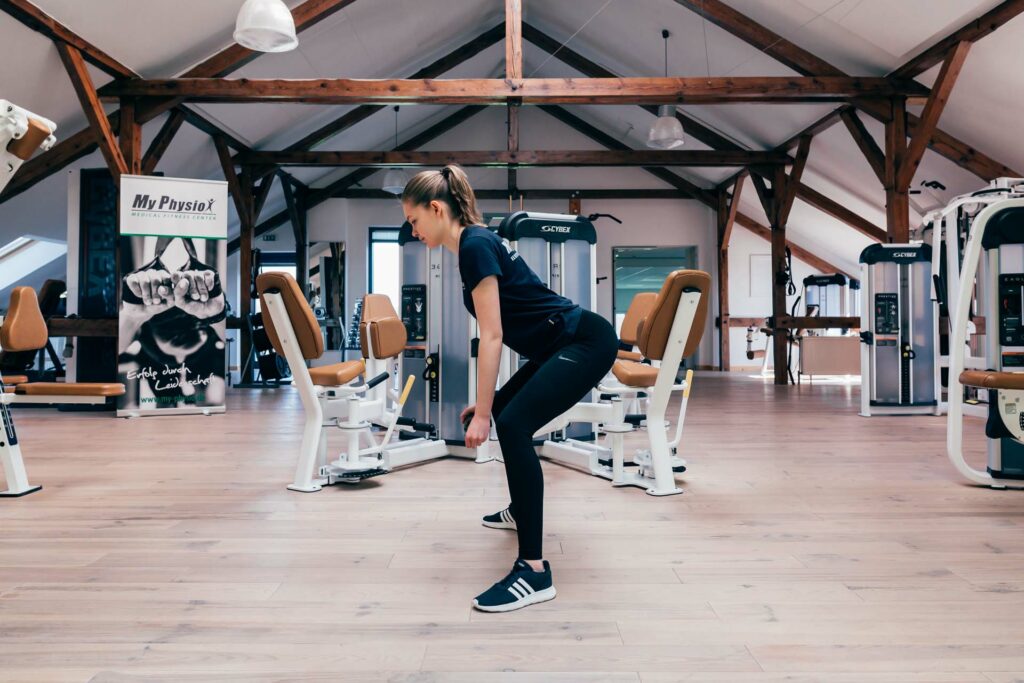 Endposition Squat / Kniebeuge Endposition Squat / Kniebeuge