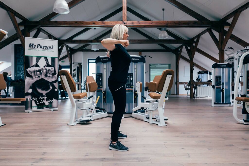 Endposition Schulterspannung Endposition Schulterspannung